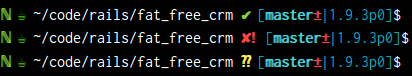 Travis CI status in prompt