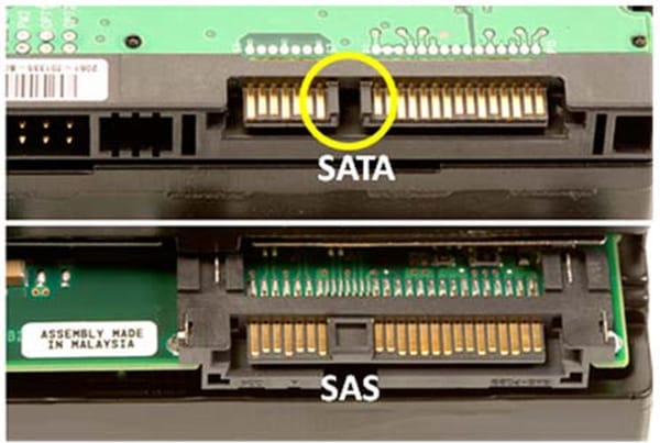 Can you plug a SATA drive into a SAS controller?